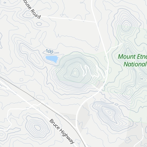 Map of Mount Etna