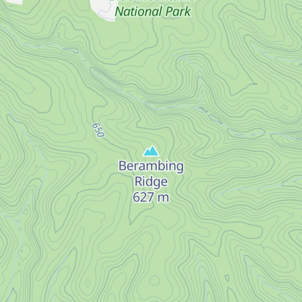 Map of Berambing Ridge