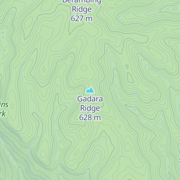 Map of Gadara Ridge