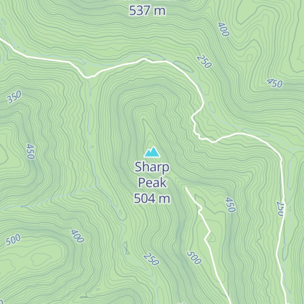 Map of Sharp Peak