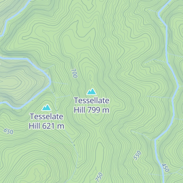Map of Tessellate Hill