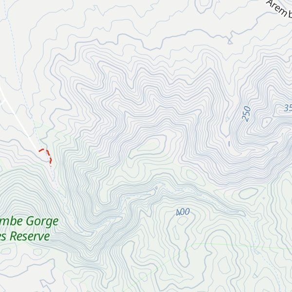 Map of Mount Gavial