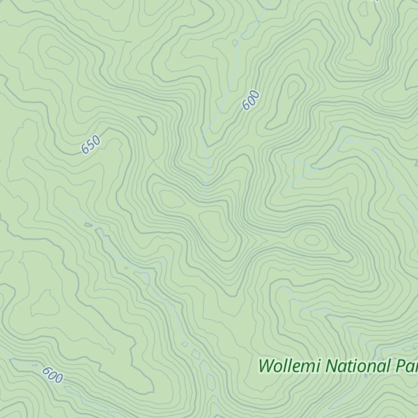 Map of Mount Barakee