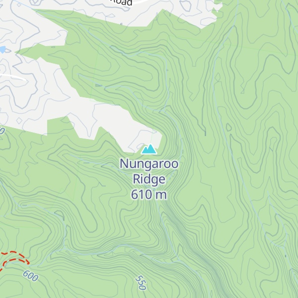 Map of Nungaroo Ridge