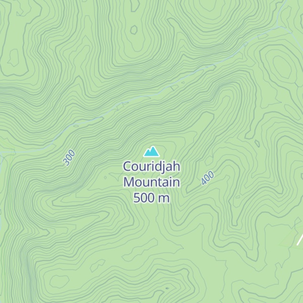 Map of Couridjah Mountain