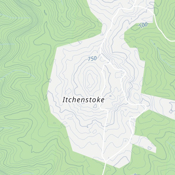 Map of Mount Tootie