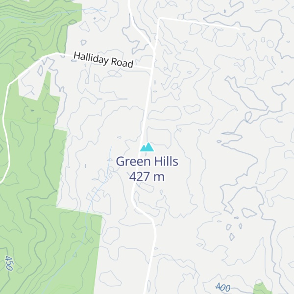 Map of Green Hills