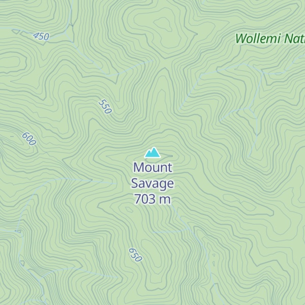 Map of Mount Savage