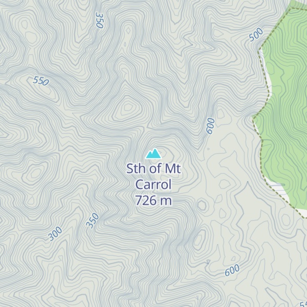 Map of Sth of Mt Carrol