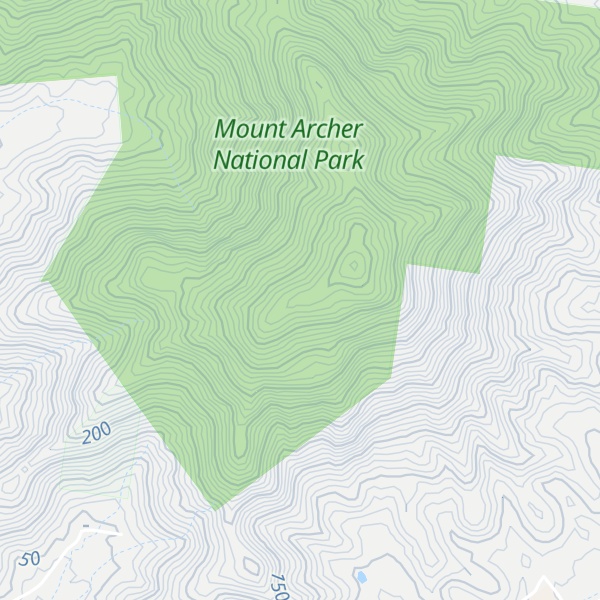 Map of Mount Dick