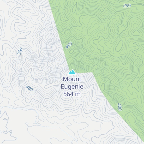 Map of Mount Eugenie