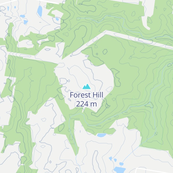 Map of Forest Hill
