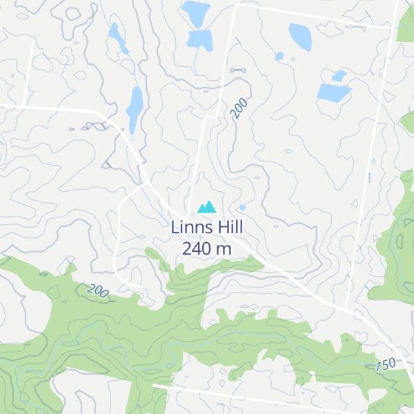 Map of Linns Hill