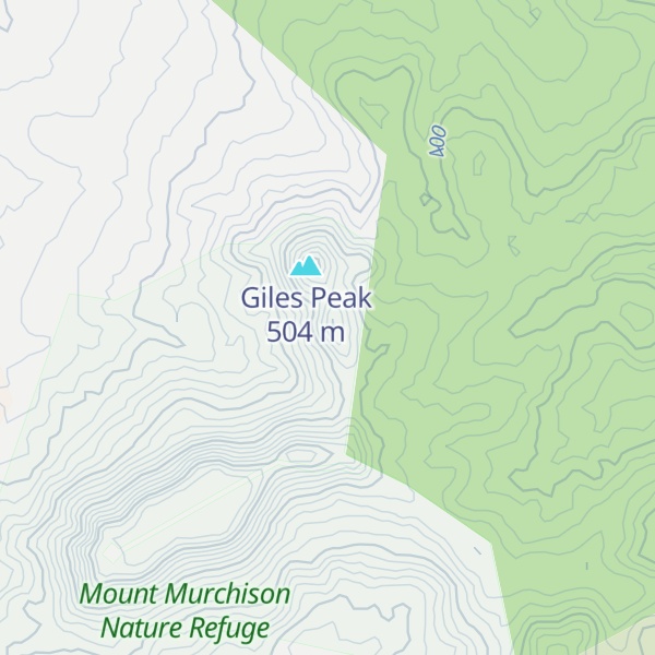 Map of Mount Murchison