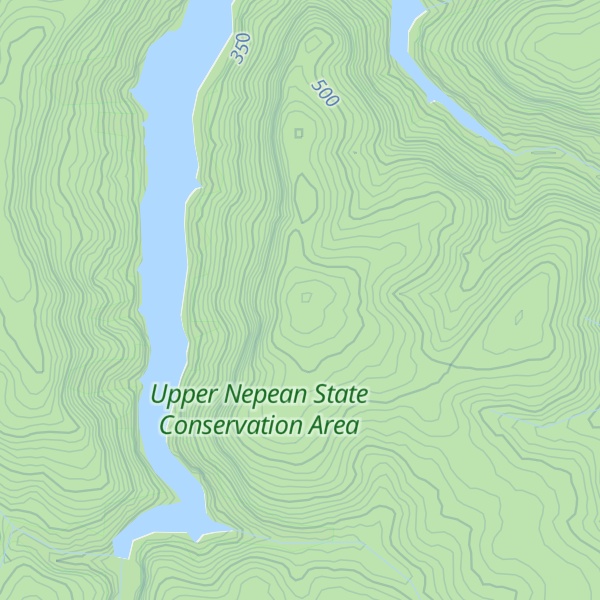 Map of Mount Burke