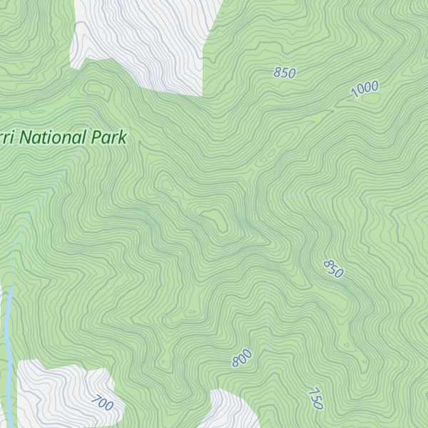 Map of Towarri Mountain