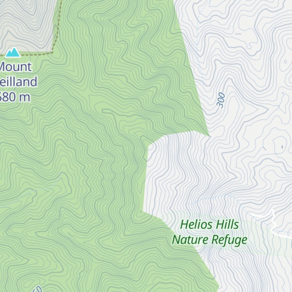 Map of Mount Bayfield