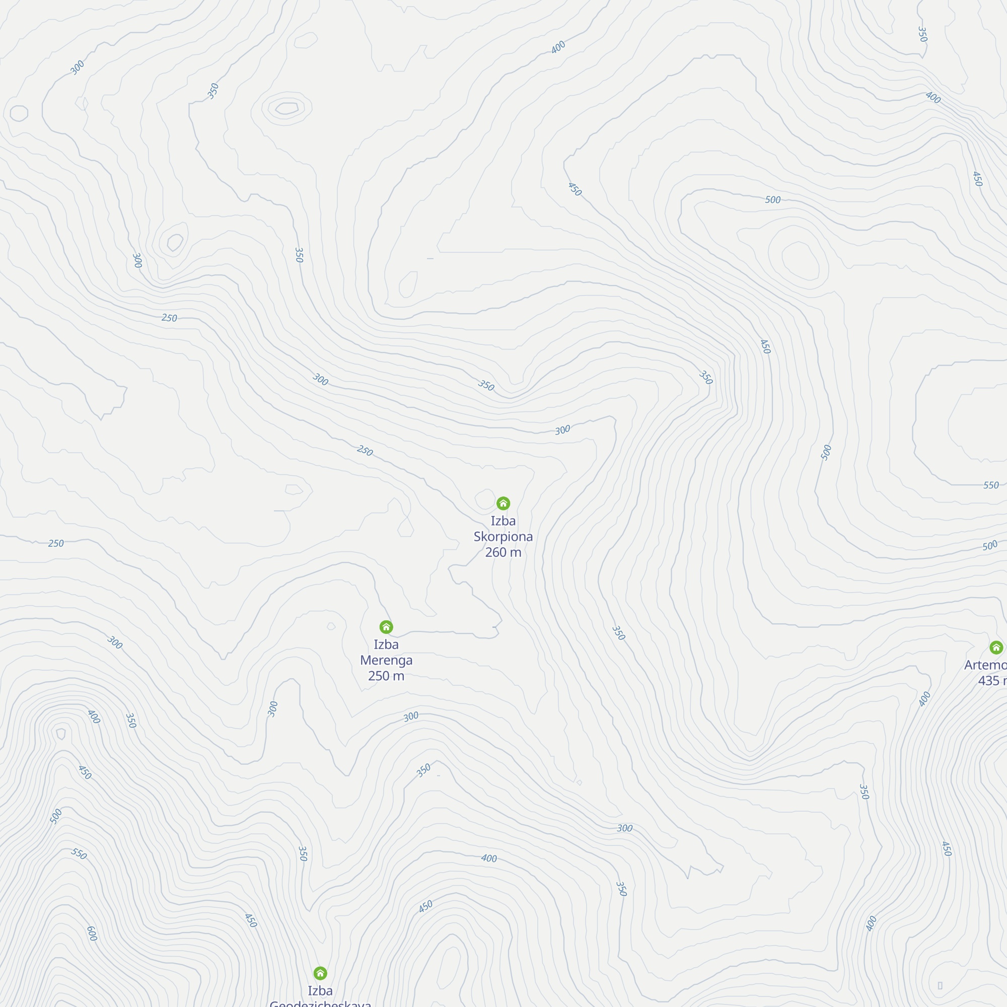 Izba Skorpiona map