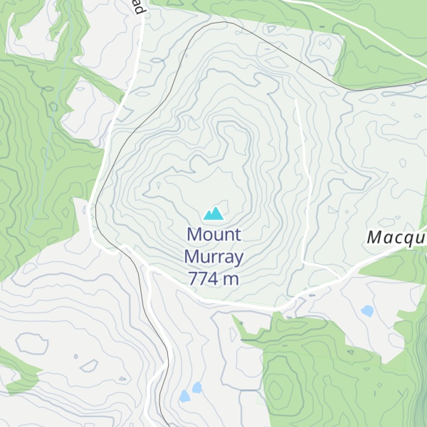 Map of Mount Murray