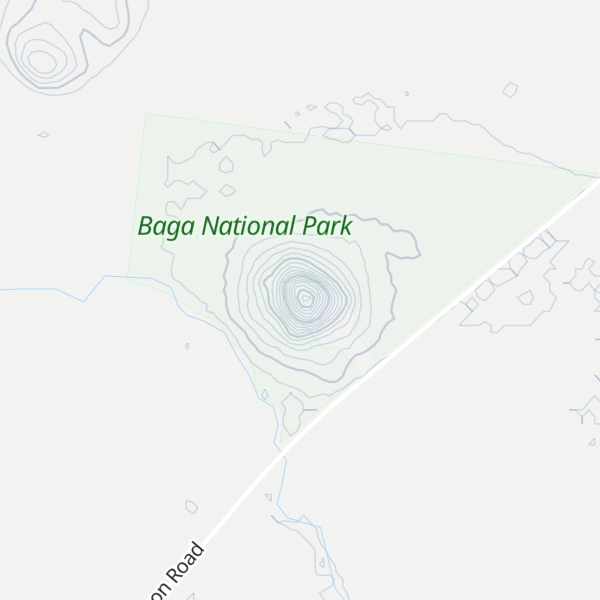 Map of Mount Baga(Jim Crow)