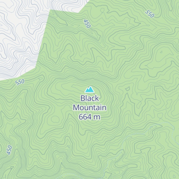 Map of Black Mountain
