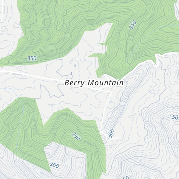 Map of Berry Mountain