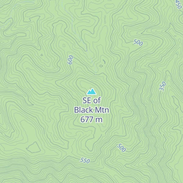 Map of SE of Black Mtn