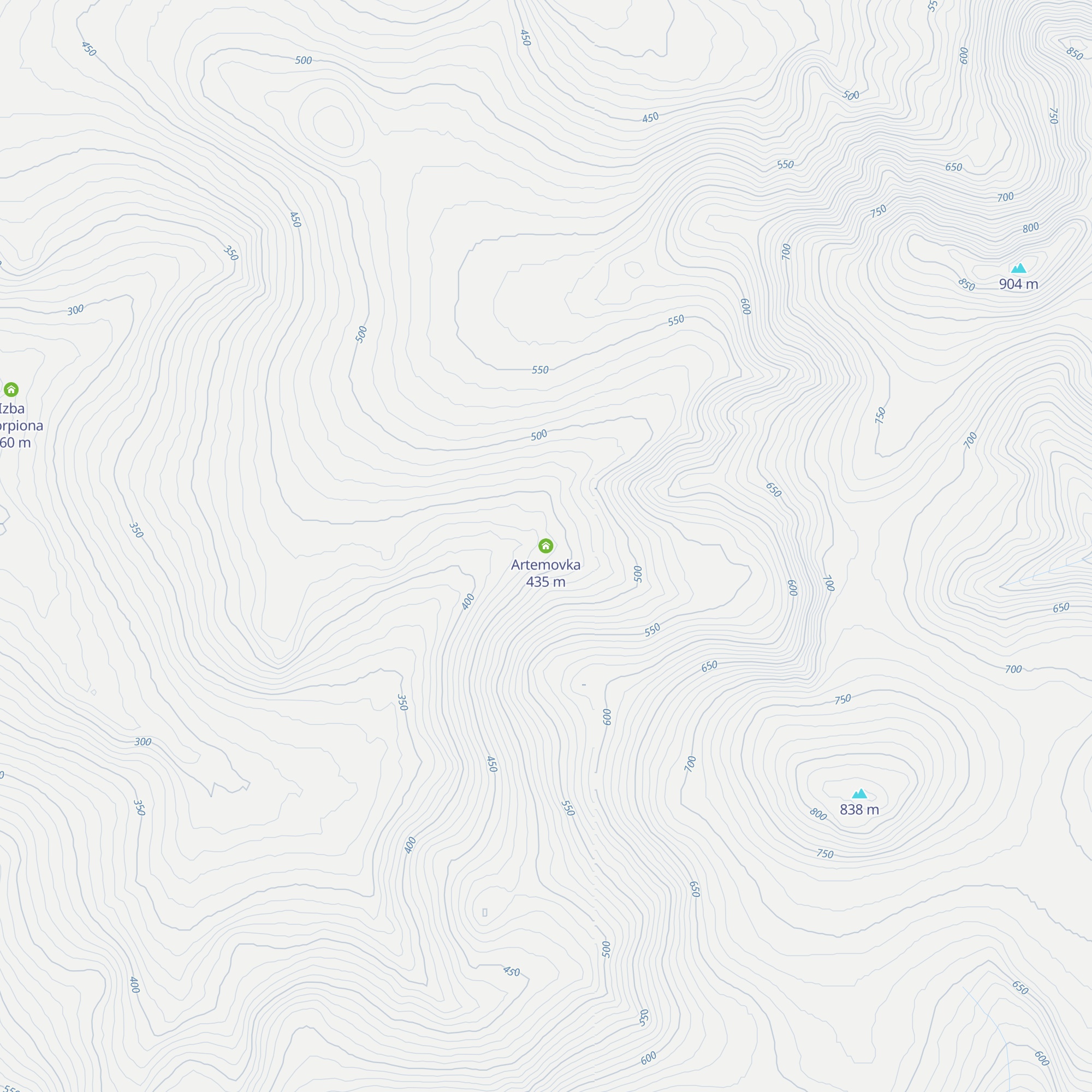 Artemovka map