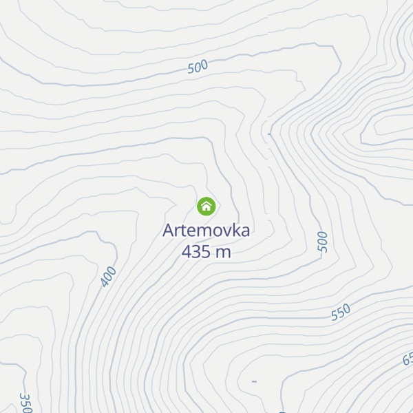 Map of Artemovka