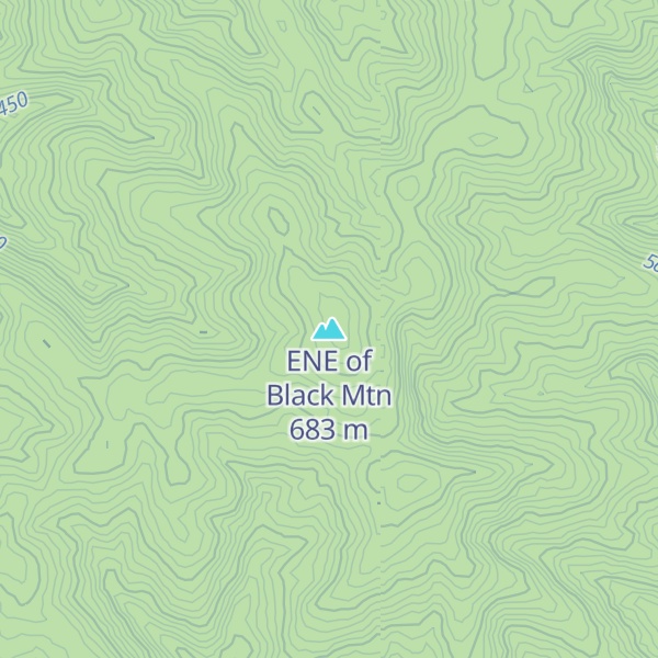 Map of ENE of Black Mtn