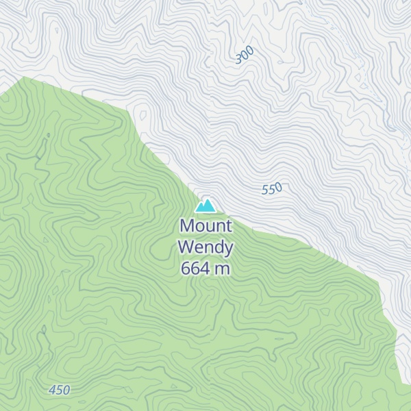 Map of Mount Wendy