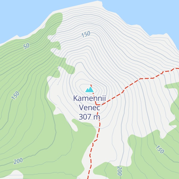 Map of Kamennii Venec
