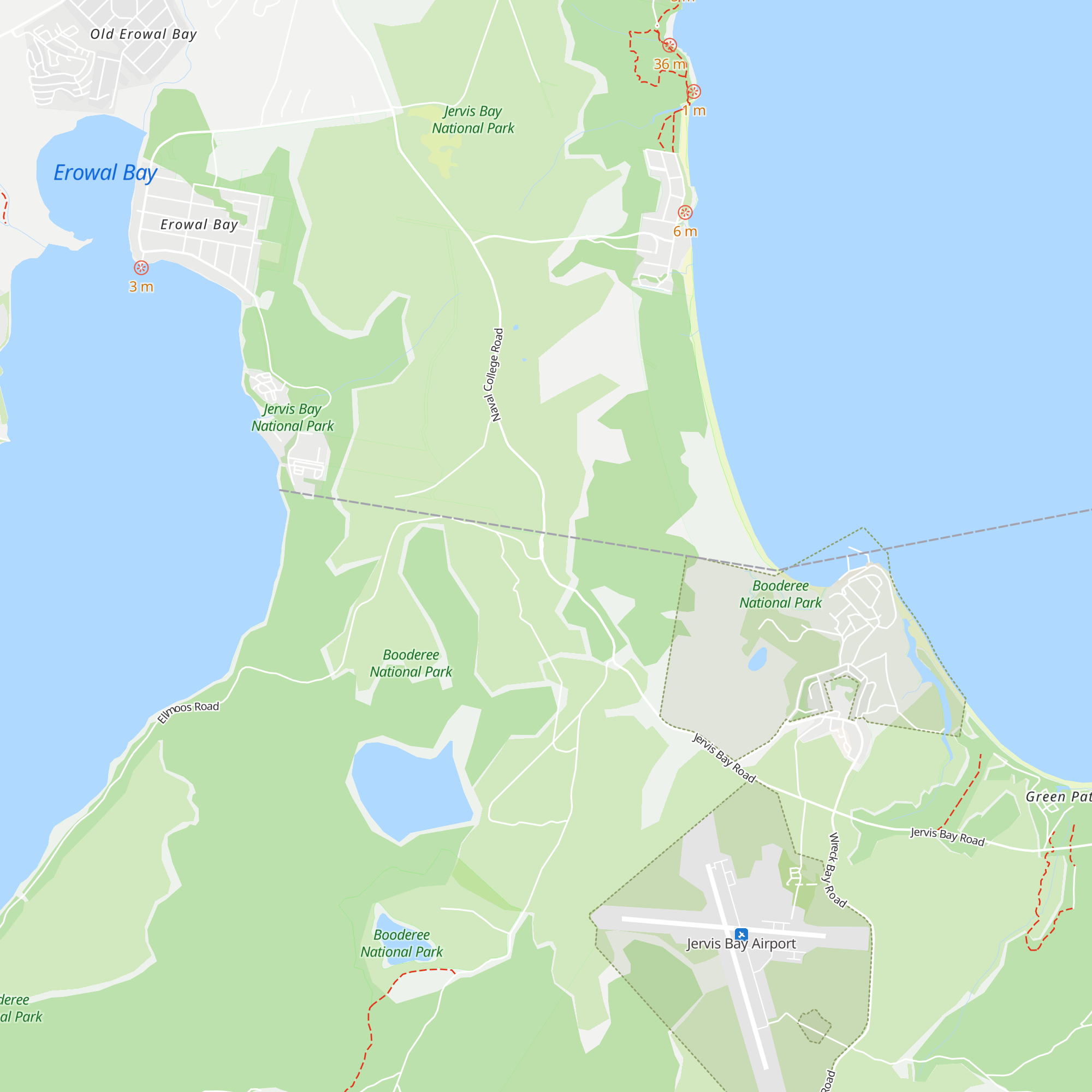 Booderee Visitor Centre map