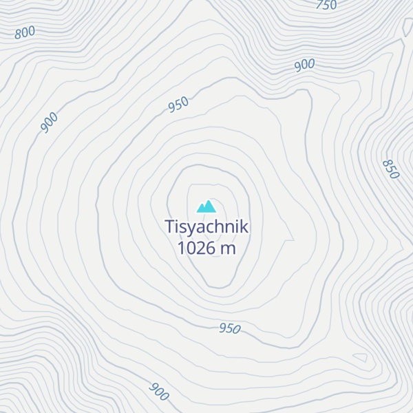 Map of Tisyachnik