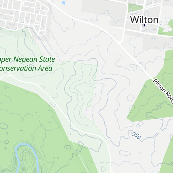 Map of Thorntons Hill