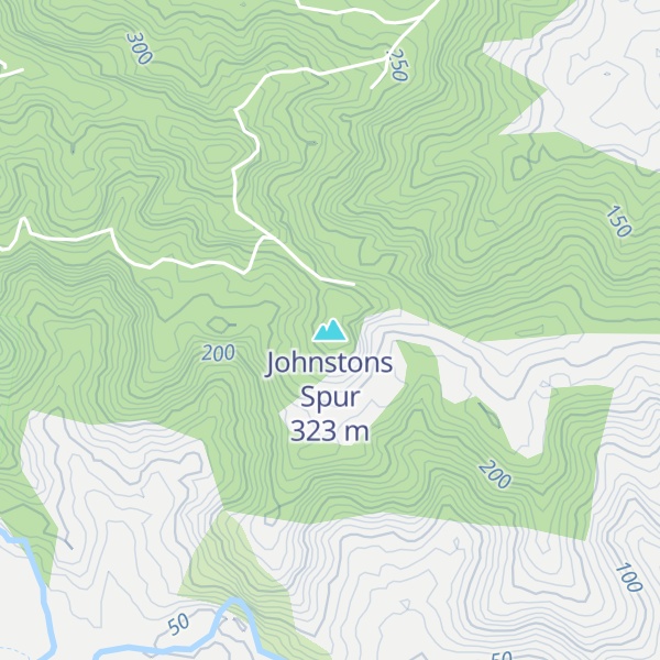 Map of Johnstons Spur