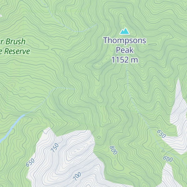Map of Big Mountain