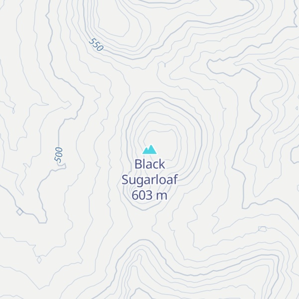 Map of Black Sugarloaf