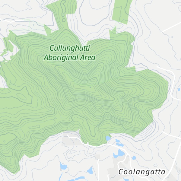 Map of Coolangatta Mountain