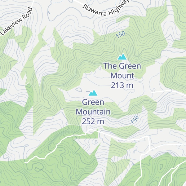 Map of Green Mountain