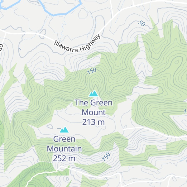 Map of The Green Mount