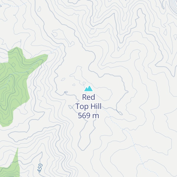 Map of Red Top Hill