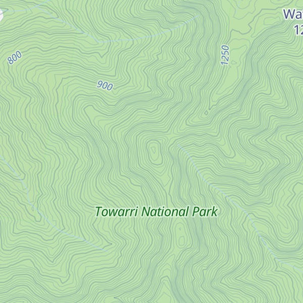 Map of Logans Knob