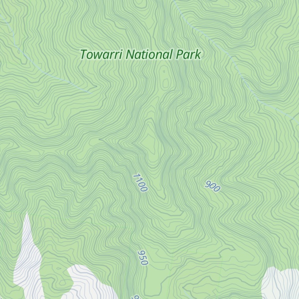 Map of Mount Tingaroo