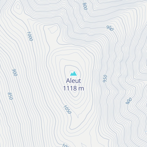 Map of Aleut