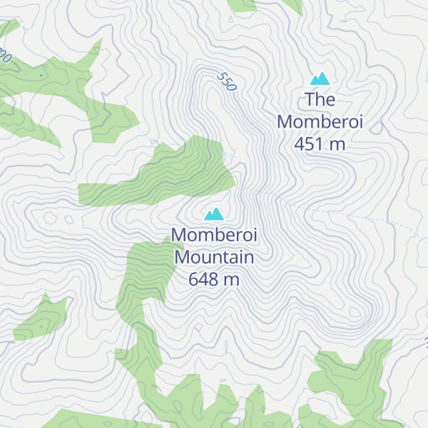 Map of Momberoi Mountain