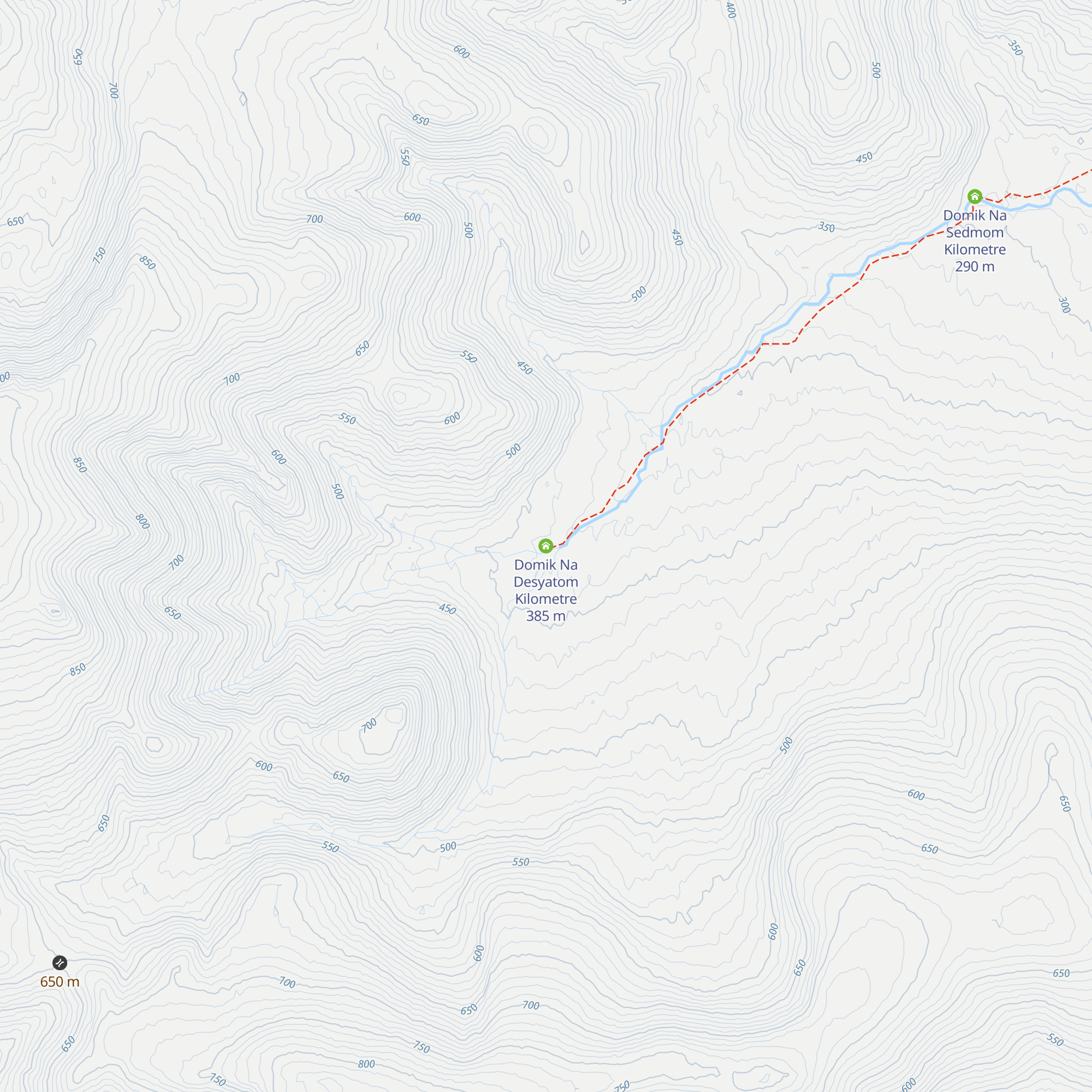 Domik Na Desyatom Kilometre map
