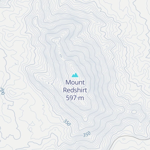 Map of Mount Redshirt