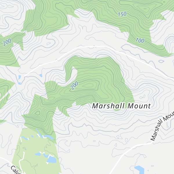 Map of Marshall Mount