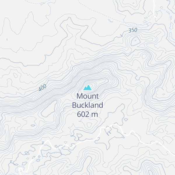 Map of Mount Buckland